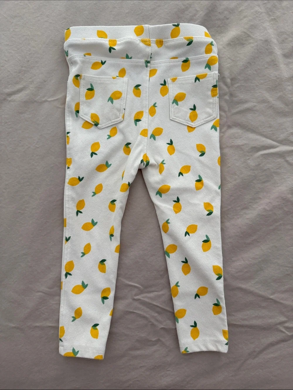 Zara Jeggings with Yellow Lemon Print